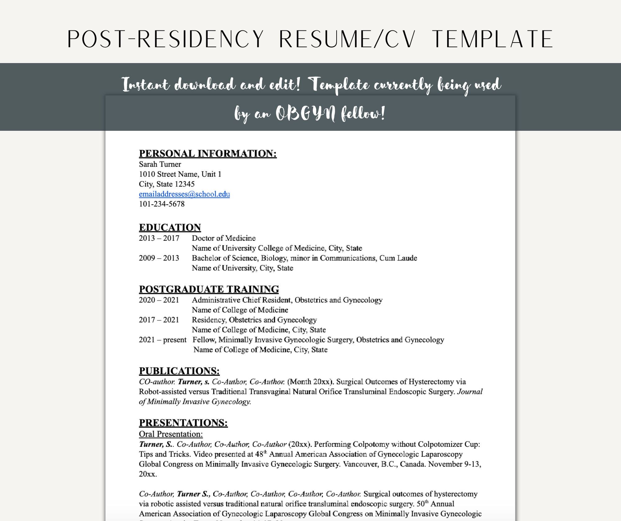 cv-template-for-residency-application